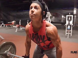 Physique Girl Lifting