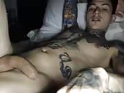 singer GABRIEL MALVADO show tattoo gay big cock hole