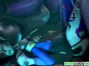 Dva from Overwatch gets missionary sex