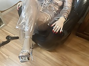 Clear PVC Clear Heels Fetish