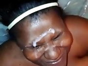 Facial for my homeboy wife 