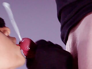 Cum in Mouth Swallow, Blowjob, Semen Extraction, Semen Sample