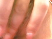 Close-up masturbation on cam