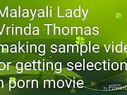 Malayali Girl Vrinda's sample video