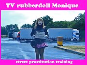 TV rubberwhore Monique - Taking a walk