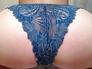 Curvy ass in fishnet panties