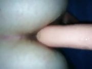 Orgasm with dildo in my arse