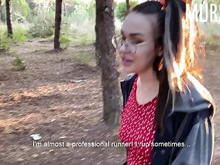 Russian Outdoor Sex, Russian Blowjob, In Love, Woods