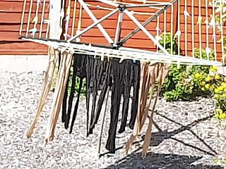 My Ladys Wash Day Washing Line See Pics...