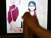 Tribute Sarada and Sakura GIF