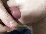 Urethral Sounding my cock with 16mm thicckest mini dildo