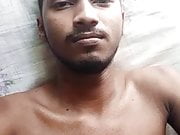 Hot black gay boy in bed