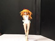 Asuka Langley Poyoyon Rock ver anime figure bukkake