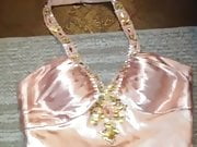 Light Pink Satin Prom Dress 