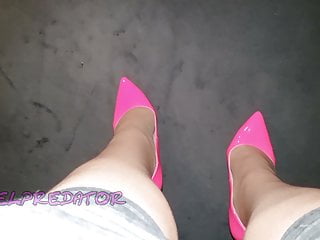 My New Pink Fuck Me Heels...