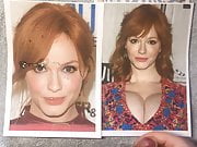 Christina Hendricks Cum Tribute 16