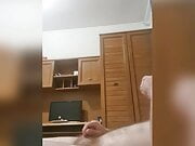 Muscular guy is doing muscle worship and jerking off 2 2