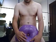 Purple geo balloon humping cum 