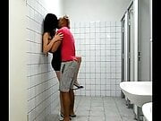 Stefanie makes love in the bathroom