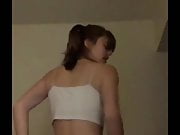 Lia Marie Johnson dancing with no bra 