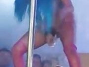 Stripper squirts on stage