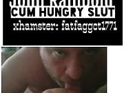 Cum hungry faggot