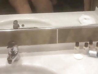 Big, Homemade, Hotel Bathroom, Ass Sex