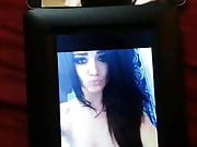 Paige wwe cum tribute while looking at her sex tape