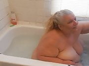 in the bath tub 