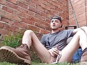 Smoking Wanking and Pissing Outdoors