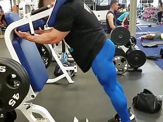 Muscled male butt...