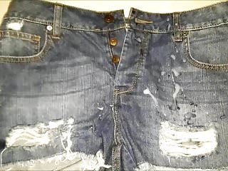 Cum on cousin jeans shorts...