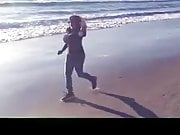 Mini Richard Big Boobs Beach Run Kiss