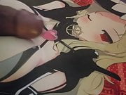 Shiki (Senran Kagura) Oppai Mousepad Cum Tribute 