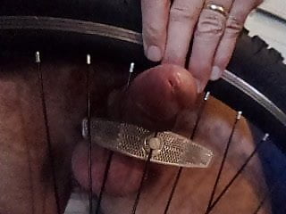 Jackmeoffnow humping bicycle wheel small dick...