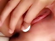 Lipstick in tight pussy