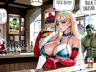 AI Generated Uncensored Anime Comics Of Horny Indian Women With Horny Superheroes