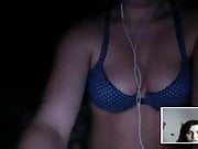 horny girl on cam showing boobs
