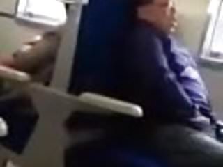 Pervert Jerking And Eating His Cum On The Train...