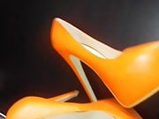 Sexy orange heels