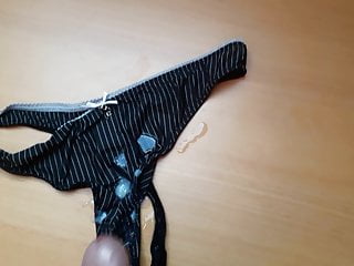 My wife striped thong the vid...