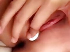 Lipstick in tight pussy