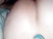 Big, bouncy, tattooed ass swallows my cock POV