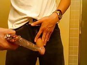 Kinky boy Shoots Self In The Dick With BB