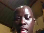 African girl from WhatsApp squirts for first time
