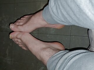 Daddy Played With My Big Huge Cock And Ejaculated On My Sexy Male Feet To Get One Million Views (Foot Fetish) (Gayfeet)