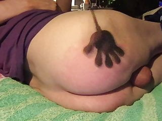 Mistress Whipping Me With Hand-Shaped Crop