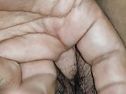 Fingering hairy pussy persian close up