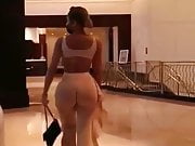 Sexy ass in sheer pants and thong