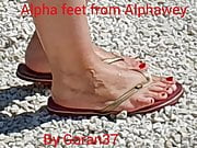 Sexy French feet goddes Alphawey